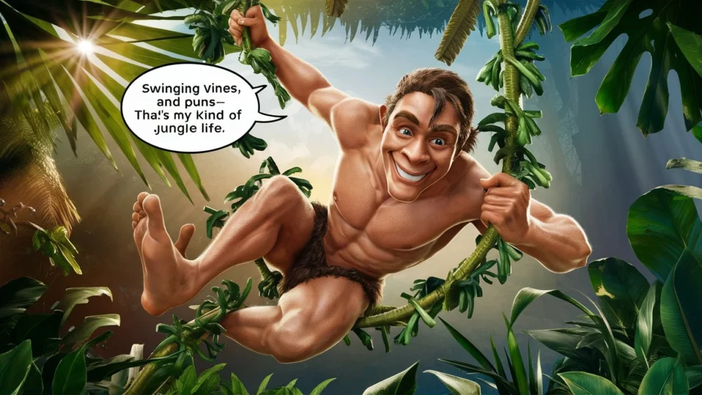 Tarzan Tales: Swinging Vines and Puns